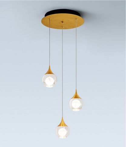 MIRODEMI? Pigna | Modern Crystal LED Chandelier with Hanging Balls, 13 LightsBy Miron Demid LLC
