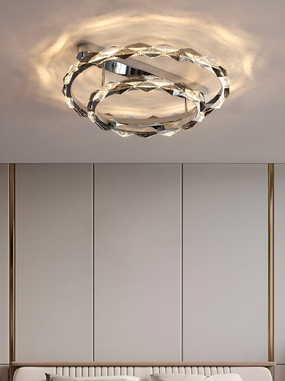 Acquedolci | Luxury Crystal Circular Ceiling Chandelier, 48w LargeBy Miron Demid LLC