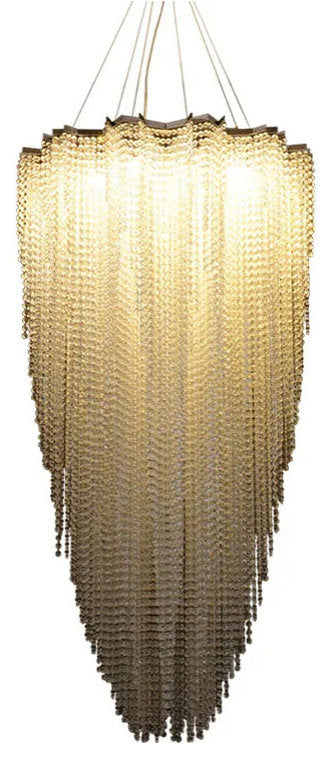 Alleri Crystal Entryway Chandelier, 39"/100cmx79"/200cmBy Morsale.com