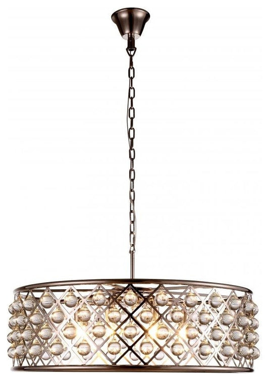 Elegant 1213 Madison Collection Chandelier, Polished NickelBy Elegant Furniture & Lighting