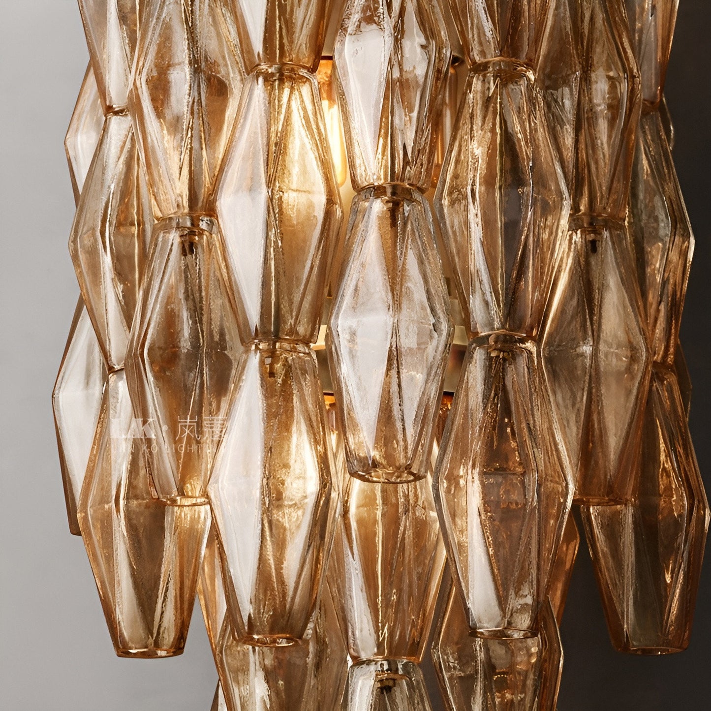 Luxury Crystal Wall Lamp in Decorative Style for Living Room, Bedroom, L12.0xw7.5xh29.9"By Miron Demid LLC