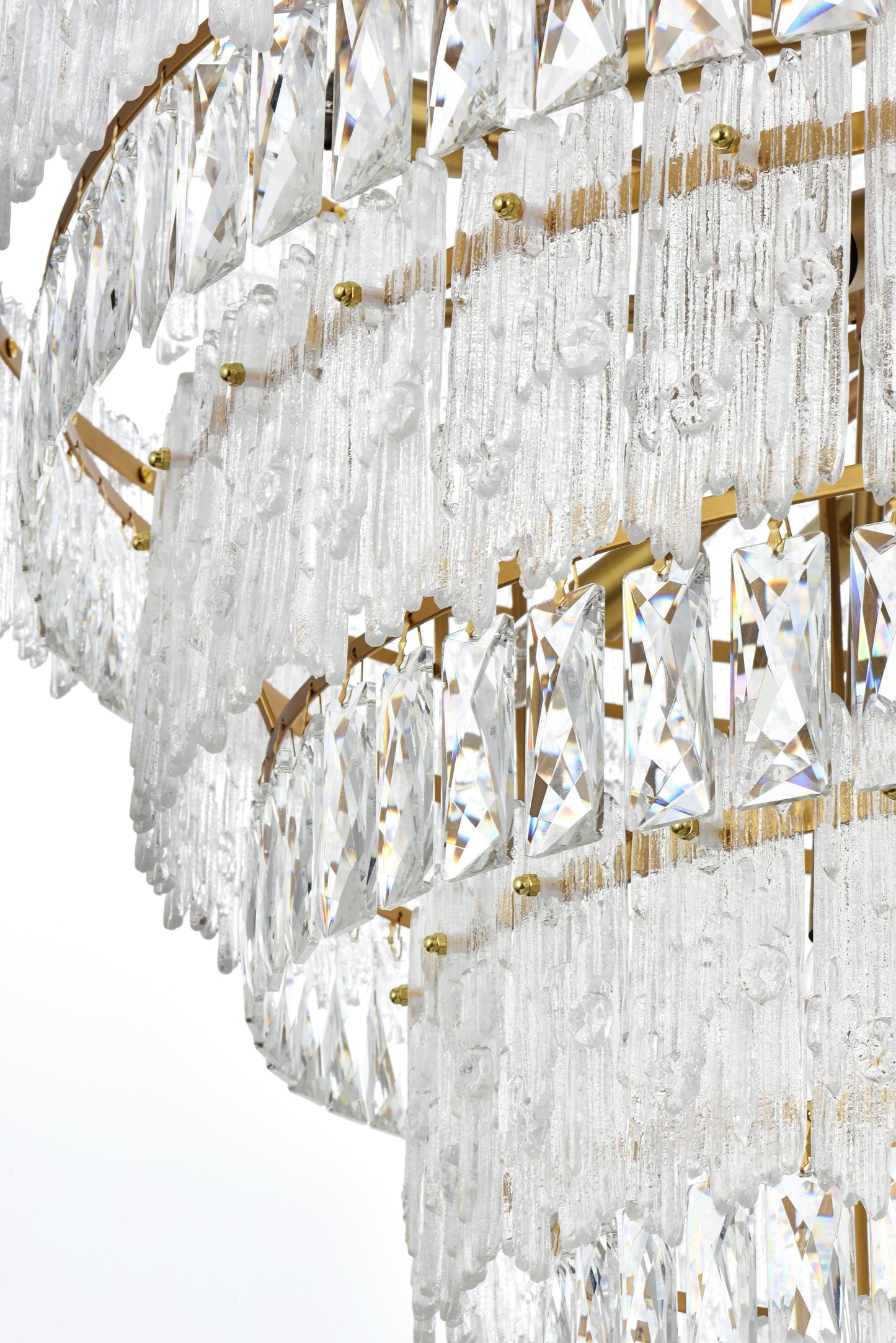 Home Living 36" Chandelier, Satin GoldBy Home Living