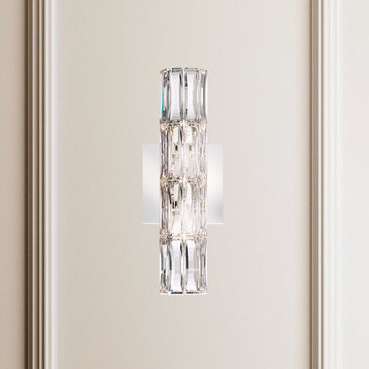 Schonbek A9950Nr700224 3 Light Crystal Sconce, Stainless SteelBy Schonbek