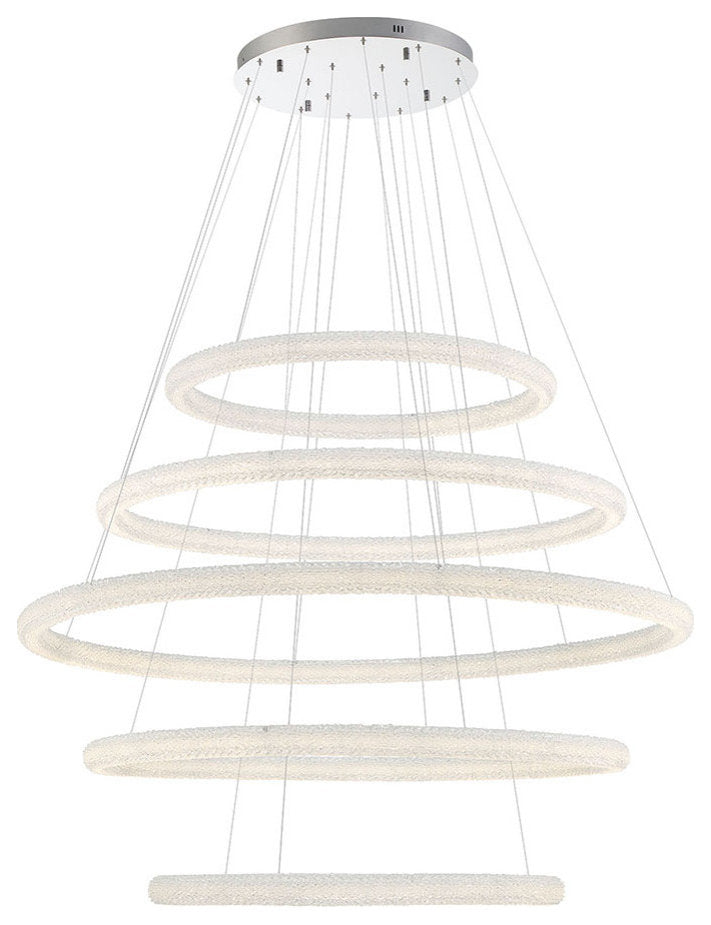 Sassi 1-Light Chandelier, ChromeBy Eurofase Lighting