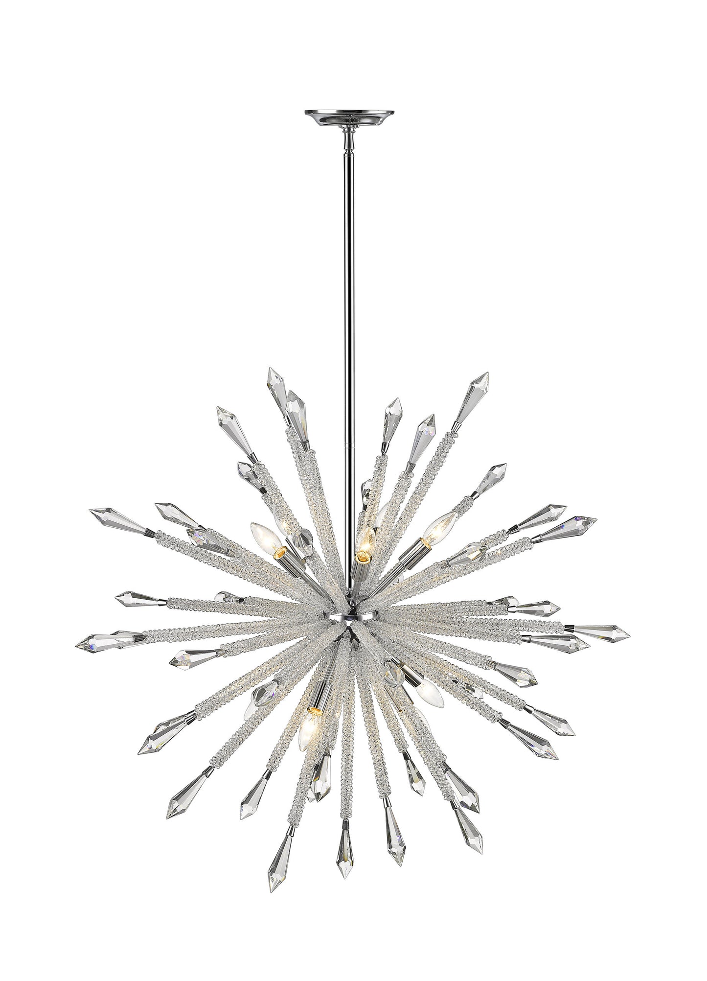 Soleia Collection 10 Light Chandelier in Chrome  FinishBy Z-LIte