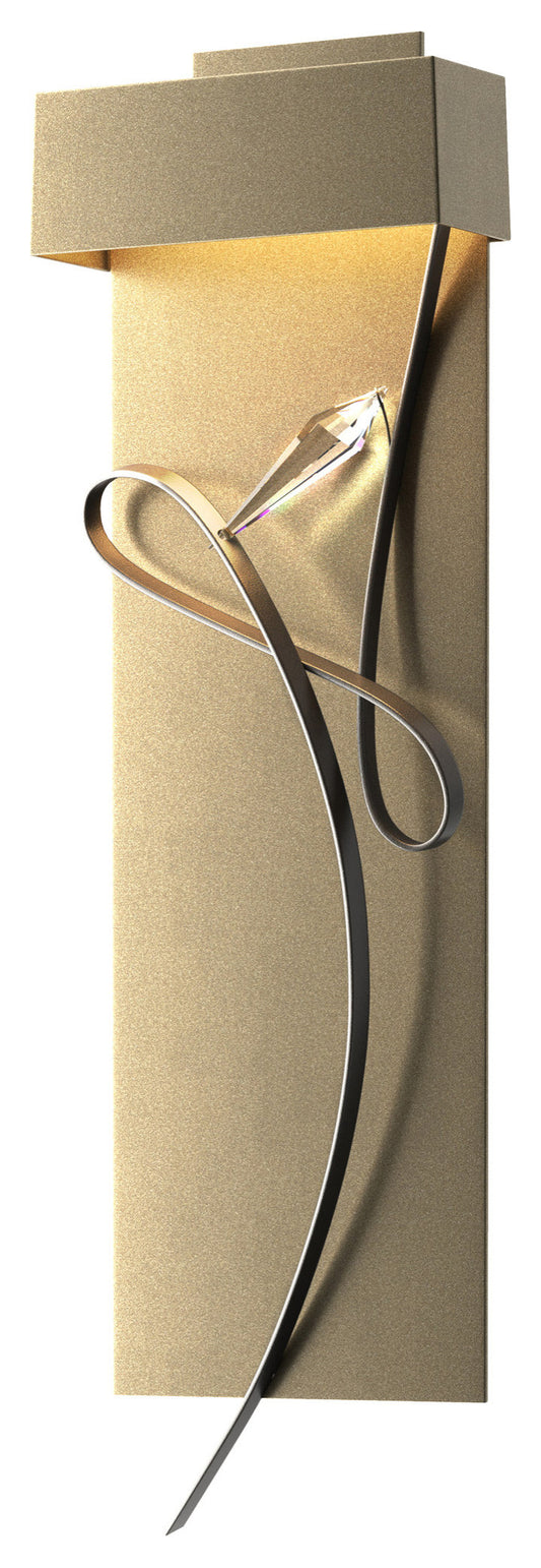 Rhapsody LED Sconce, Soft Gold With Dark Smoke AccentBy Synchronicity