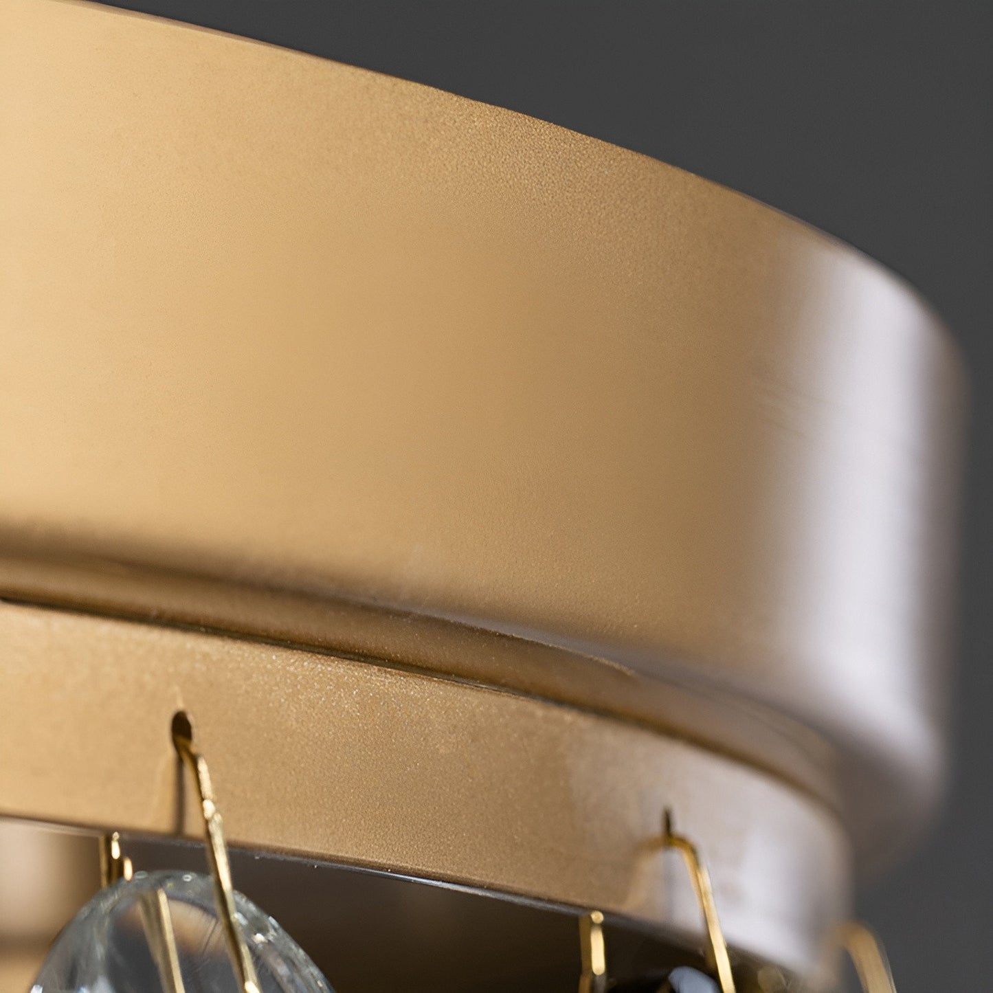 Allumiere | Modern Posh Drum Gold Crystal Chandelier, Dia39.4"By Miron Demid LLC