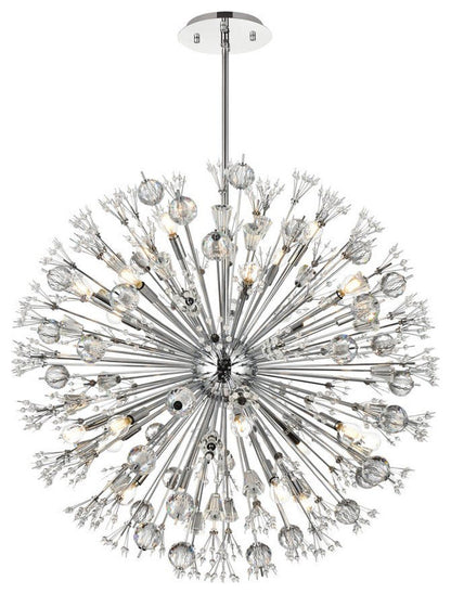 Elegant Lighting 2500D38 Vera 24 Light 38"W Crystal Sputnik - GoldBy Elegant Furniture & Lighting