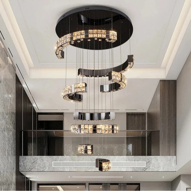 Bacci 40" Crystal ChandelierBy Morsale.com