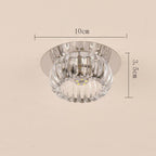Chandelier Geometric Flush Mount Kitchen Light Fixtures Metal Crystal Ceiling Lights