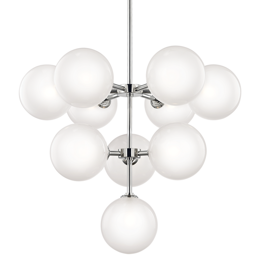 Stellar Chandelier, 24-Light, Black, 30"W (C75324BKOP 305UT85)