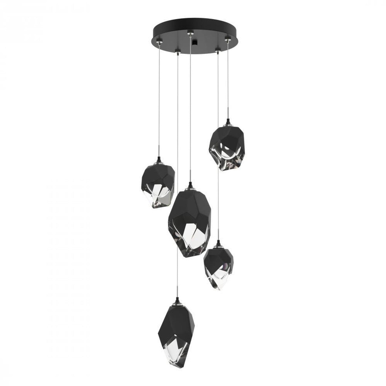 Chrysalis Pendant, 5-Light, Modern Brass, White Polished Crystal, 15.7"W (131139-SKT-STND-86-WP0756 5YZUF3)