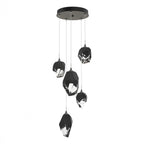 Griffin Stardust Pendant, 6-Lights, Oil Rubbed Bronze, Cool Grey, 39.2"W (131590-SKT-MULT-14-YL0709 5YZYDM)