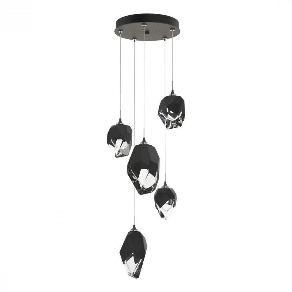Griffin Stardust Pendant, 6-Lights, Black, Clear, 39.2"W (131590-SKT-MULT-10-ZM0709 5YZYDL)