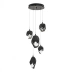 Chrysalis Pendant, 5-Light, Black, Black Polished Crystal, 15.7"W (131139-SKT-STND-10-BP0756 5YZTJ8)