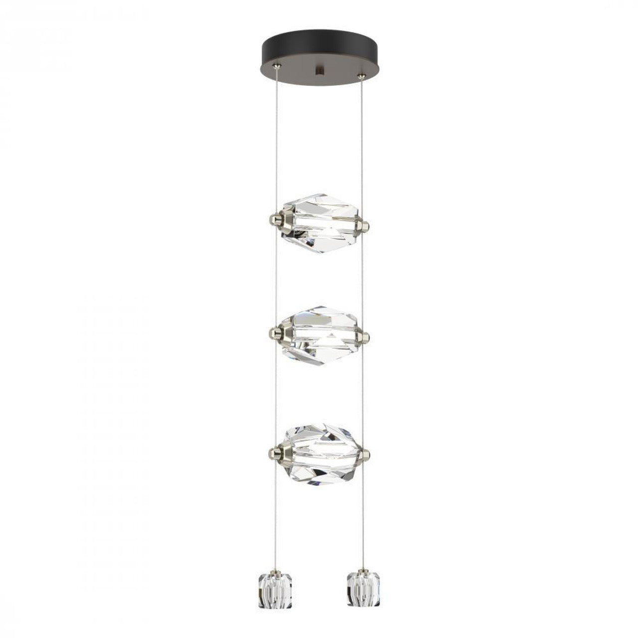 Gatsby Pendant, 9-Light, LED, Vintage Platinum, 27.5"W (139056-LED-STND-82-CR 5Z5XUA)