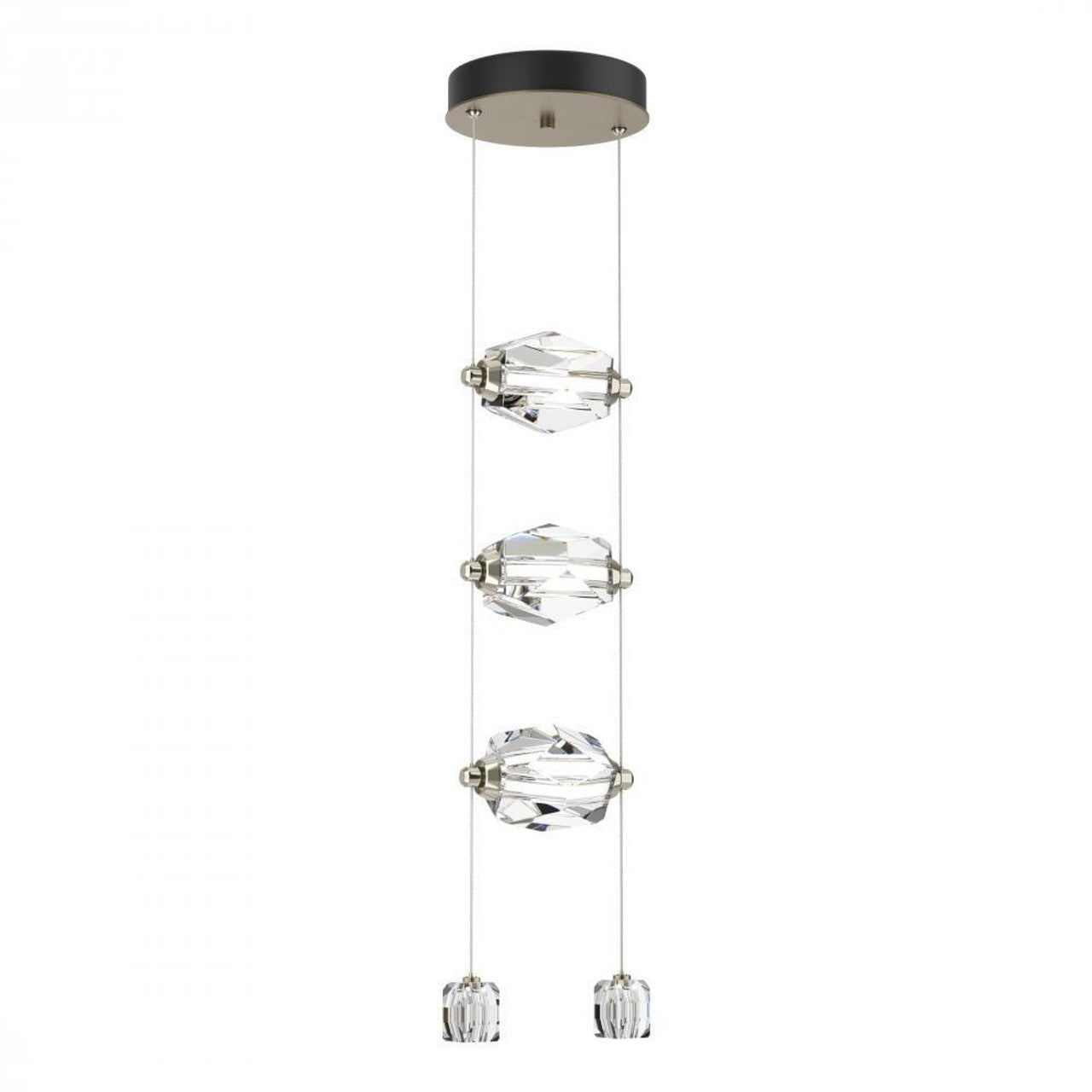 Gatsby Pendant, 3-Light, LED, Dark Smoke, 9.2"W (139058-LED-STND-07-CR 5Z5XUN)