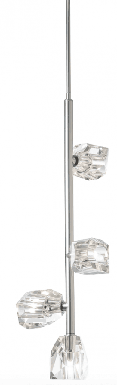 Forge Grande Short Pendant, 1-Light, LED, Natural Brass, 28"W (SLPD13127WNB 70PKG5V)