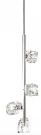 Forge Grande Short Pendant, 1-Light, LED, Natural Brass, 28"W (SLPD13127WNB 70PKG5V)