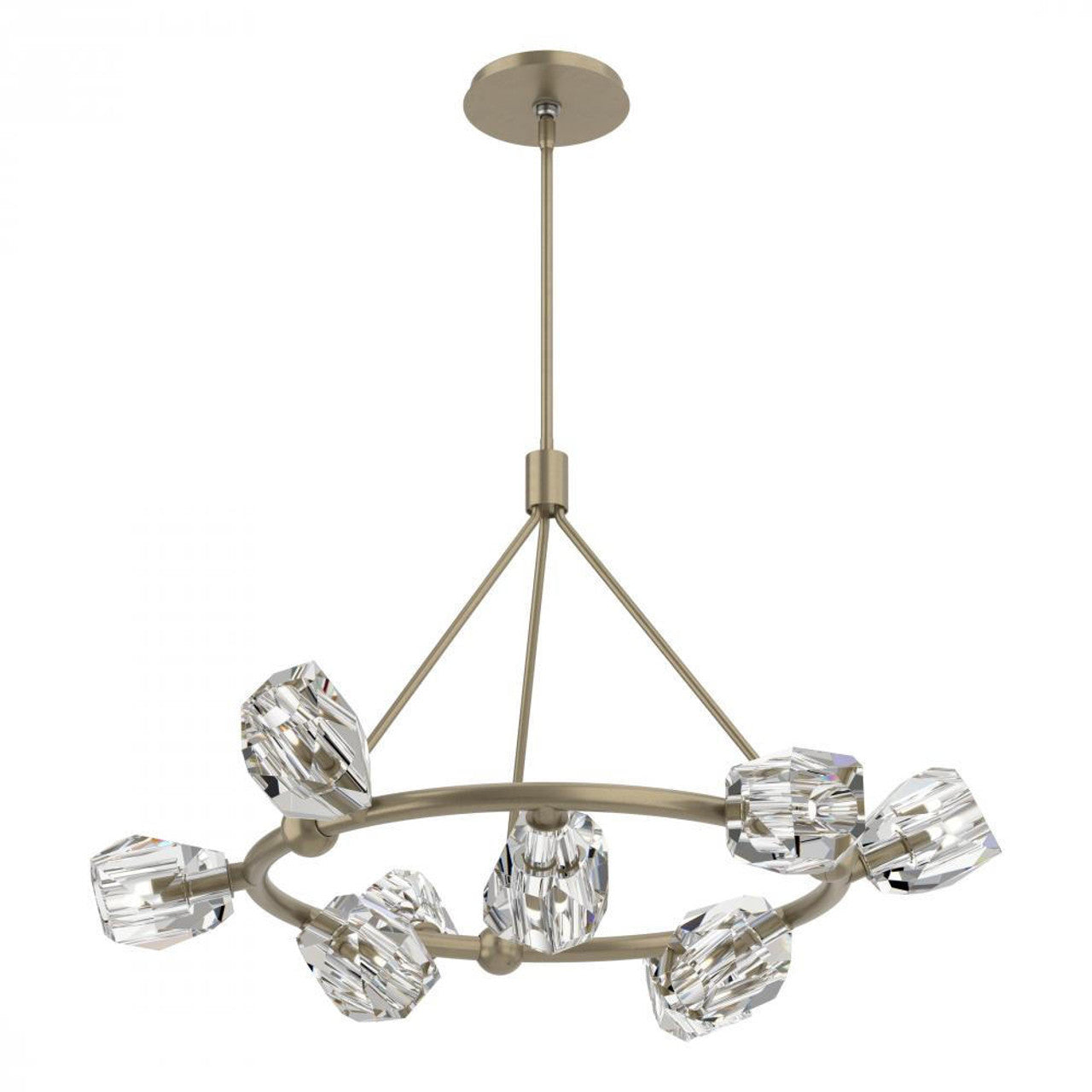 Gatsby Pendant, 9-Light, White, 31.7"W (131067-SKT-MULT-02-CR 5YWQVY)