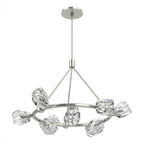 Gatsby Pendant, 9-Light, Dark Smoke, 31.7"W (131067-SKT-MULT-07-CR 5YWQW0)