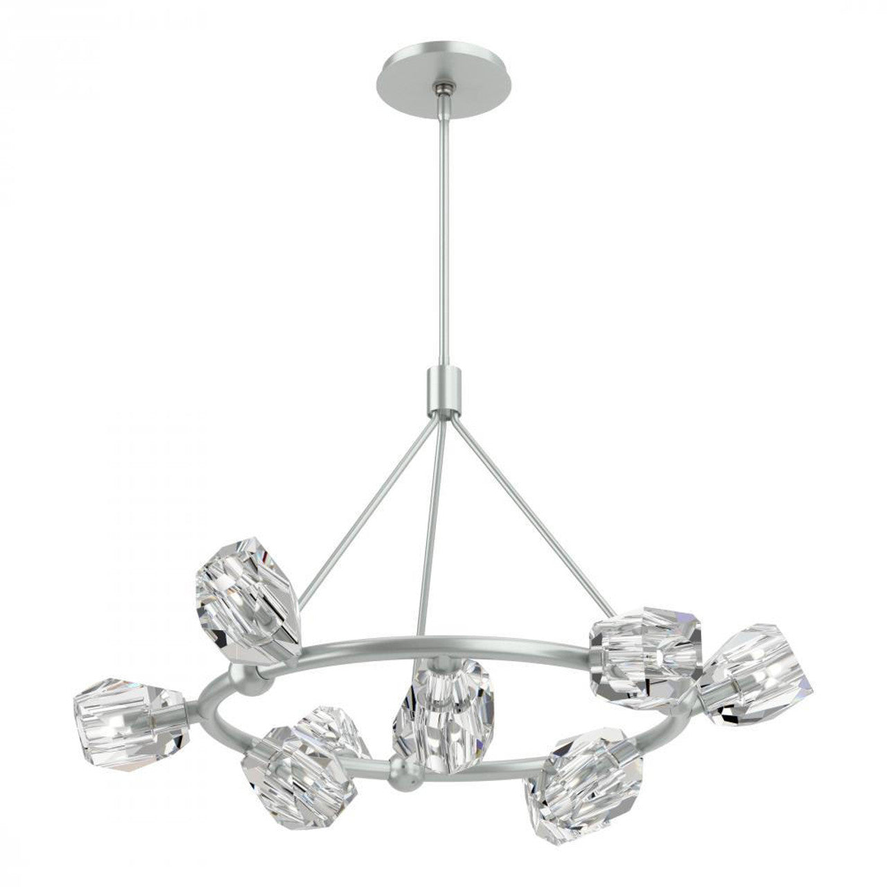 Gatsby Pendant, 9-Light, White, 31.7"W (131067-SKT-MULT-02-CR 5YWQVY)