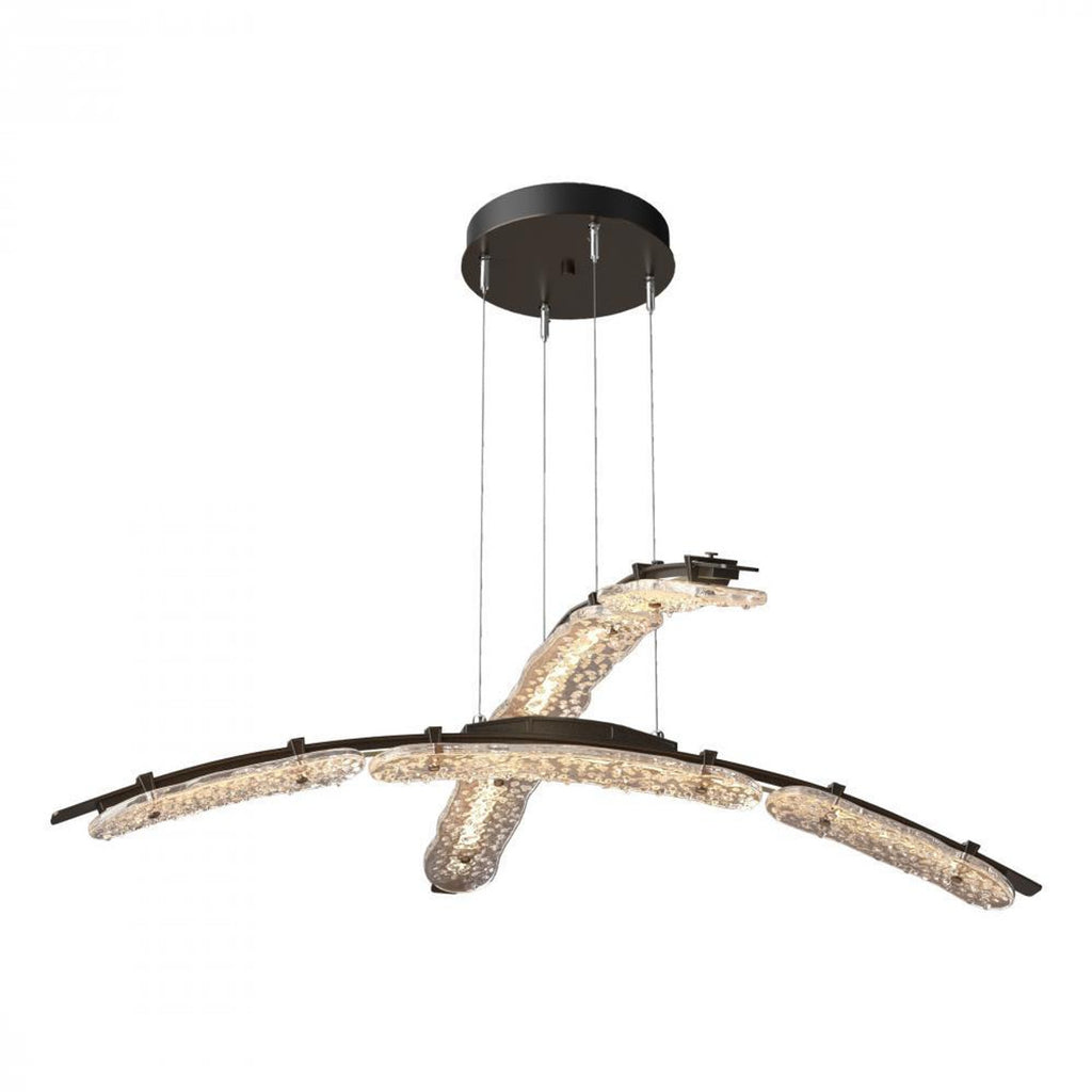 Glissade Large Pendant, LED, Ink, Clear, 43.5"W (137586-LED-STND-89-ZM0749 5Z3114)
