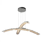 Glissade Large Pendant, LED, Modern Brass, Clear, 43.5"W (137586-LED-STND-86-ZM0749 5Z3113)