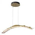 Glissade Large Pendant, LED, Black, Clear, 43.5"W (137586-LED-STND-10-ZM0749 5Z310X)