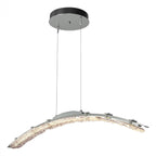 Glissade Large Pendant, LED, Oil Rubbed Bronze, Clear, 43.5"W (137586-LED-STND-14-ZM0749 5Z310Y)