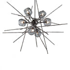 Chrysalis Pendant, 5-Light, Ink, White Polished Crystal, 16.1"W (131138-SKT-STND-89-WP0755 5YZTHQ)