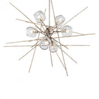Griffin Stardust Pendant, 6-Lights, Vintage Platinum, Clear, 39.2"W (131590-SKT-MULT-82-ZM0709 5YZYDT)