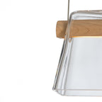 More Cowbell Pendant, 1-Light, LED, Soft Gold, Clear with Frost, 40.3"W (136570-LED-STND-84-WD-YE0560 5D6R2H)
