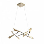 More Cowbell Pendant, 1-Light, LED, Oil Rubbed Bronze, Clear, 40.3"W (136570-LED-STND-14-WD-ZM0560 5NFUNC)