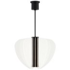 Nyra Chandelier, 1-Light, LED, Nightshade Black, Acrylic, 27.5"W (700NYR28B-LED930 70PDEUE)