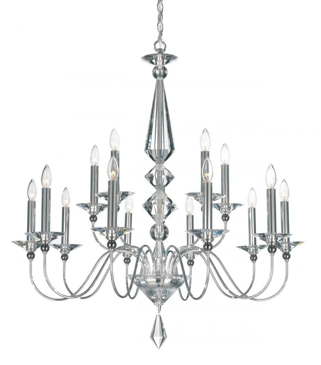 Renaissance Chandelier, 7-Light, Heirloom Gold, Clear Swarovski Crystal, 23.5"W (3770-22S MVMVV)