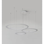 Artistic Circles LED Modern Chandeliers Hanging Ceiling Lights Pendant Light