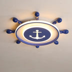 Anchor Insignia Flush Mount Ceiling Light Novelty LED Light