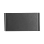 2-Light Black Modern Low Profile Exterior Porch LED Slim Outdoor Up Down Wall Light