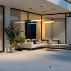 Minimalist Waterproof Outdoor LED Chandelier Landscape Decorative Lighting for Courtyard Aisle