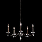 Modique Chandelier, 5-Light, Heirloom Bronze, Clear Heritage Crystal, 27"W (MD1005N-76H 1HZZH1)