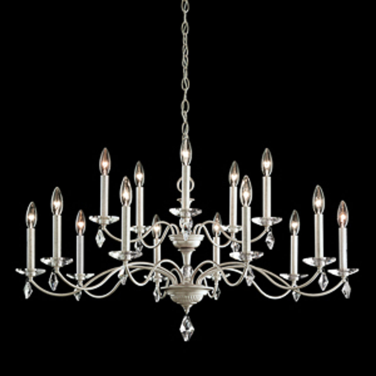 Vesca 5-Light 110V Close to Ceiling in Ferro Black with Clear Heritage Crystal, Schonbek 1870 VA8312N-59H 1HZWGD