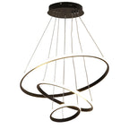 Adjustable Circle Design Dimmable LED Modern Chandeliers Ceiling Lights
