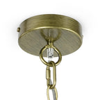 Grid Pendant, 6-light, Long Height, Vintage Platinum, 16.6"W, OPEN BOX (136385-SKT-LONG-82)