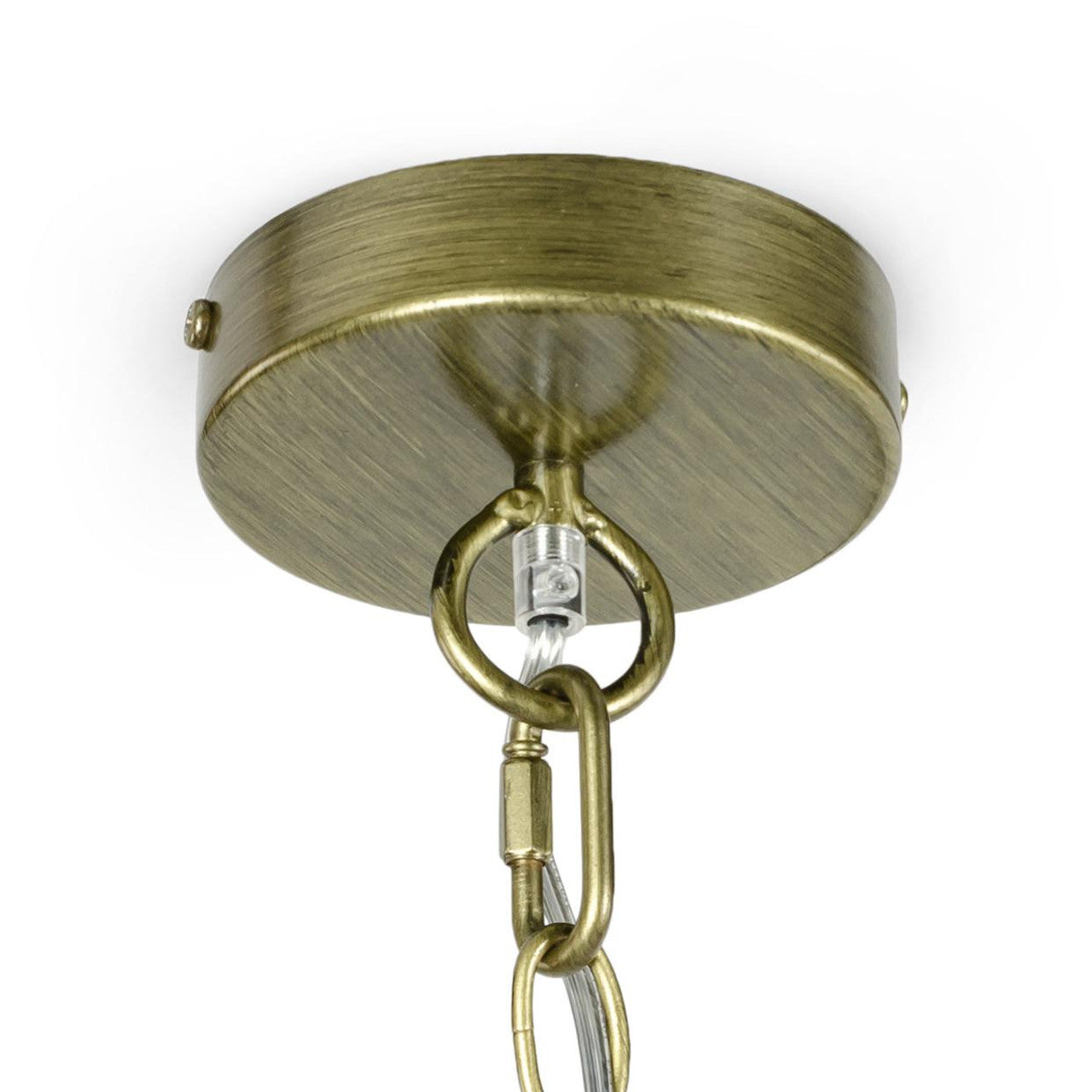 Grid Pendant, 6-light, Long Height, Vintage Platinum, 16.6"W, OPEN BOX (136385-SKT-LONG-82)