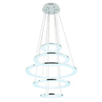 Adjustable Contemporary Chandelier Light Mid-century Chandeliers with 5 Tiered LED Lights