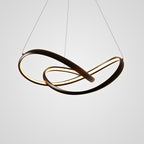 Abstract Waves Modern Style Pendant Lighting LED Kitchen Dining Room Lighting Living Room Ceiling Lights