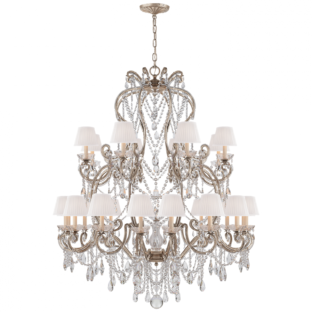 Adrianna Large Chandelier - Gilded Iron
