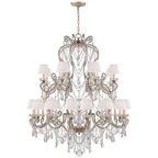 Adrianna Large Chandelier - Gilded Iron