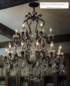 Adrianna Large Chandelier - Antiqued Gild